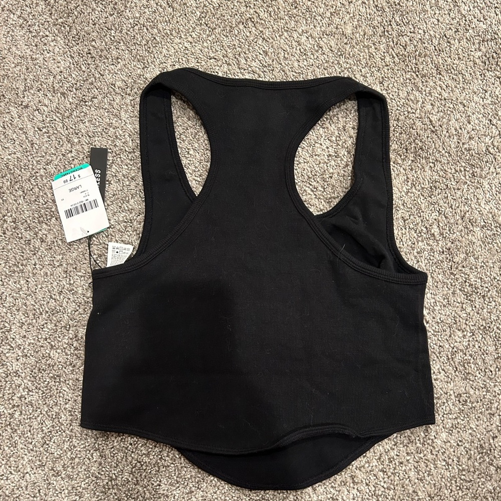 Forever 21 Womens Juniors Square Neck Sleeveless Seamless Active Tank Top - Picture 6 of 7